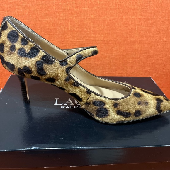 Lauren Ralph Lauren Shoes - Lauren Ralph Lauren Leopard Print Heels NWT